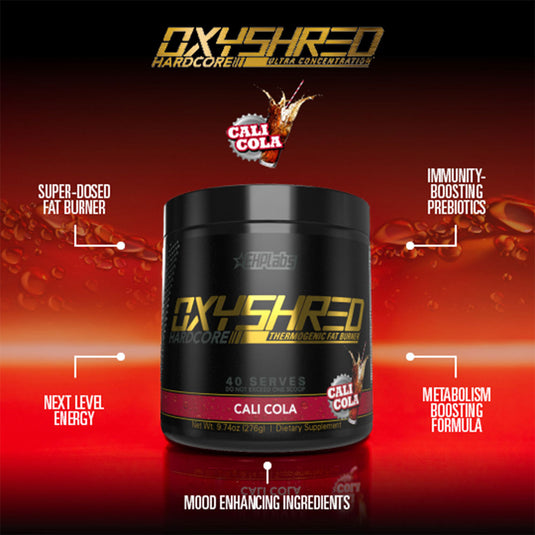 EHPlabs OxyShred Hardcore Thermogenic Pre Workout Powder for Shredding