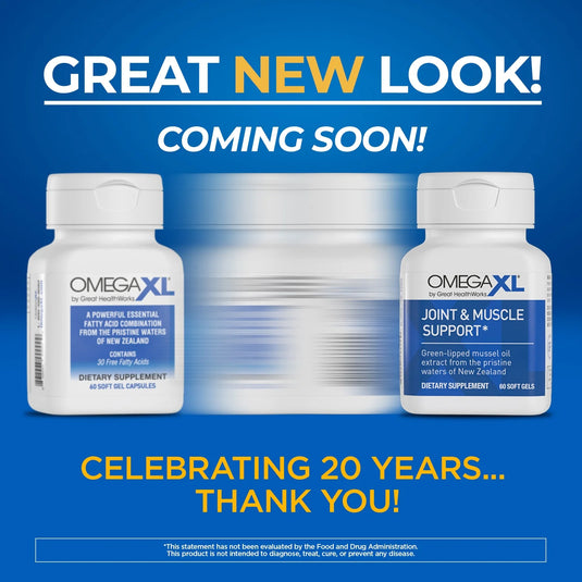 OmegaXL, Supplement Green-Lipped Mussel Oil - 120 Softgels