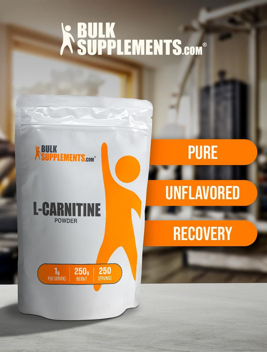 BulkSupplements.com L-Carnitine Powder - Carnitine Supplement, L Carnitine 1000mg