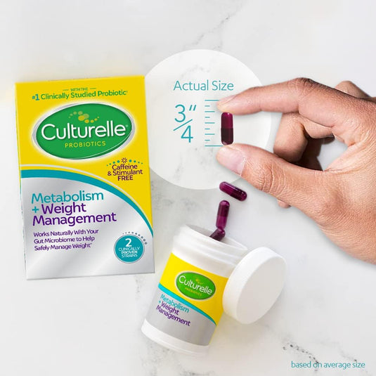 Culturelle Probiotic Capsules for Healthy Metabolism & Weight Management (Ages 18+)