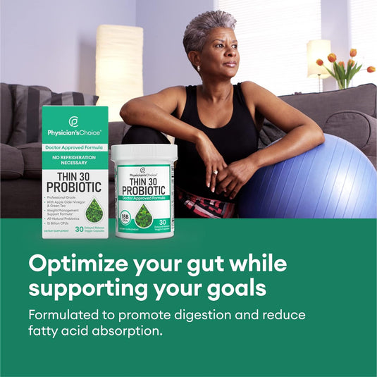 Physician's CHOICE Probiotics for Weight Management & Bloating