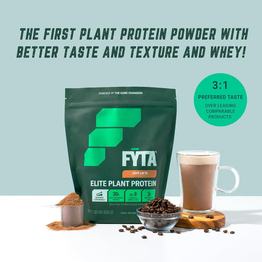 Vegan Protein Powder - Plant Based Protein Powder with Better Taste & Texture Than Whey Protein