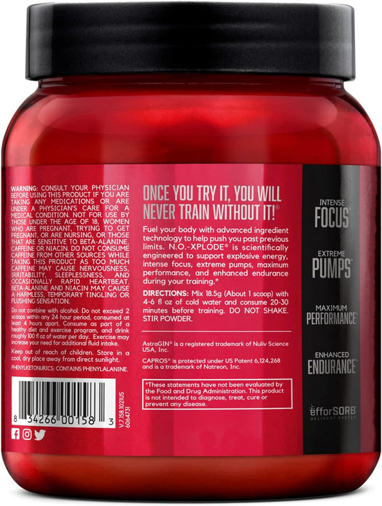 BSN N.O.-XPLODE Pre Workout Powder