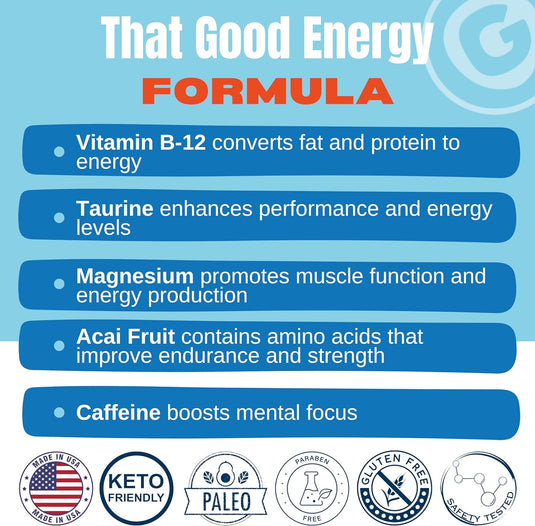 That Good Energy Natural Energy Supplements for Women & Men