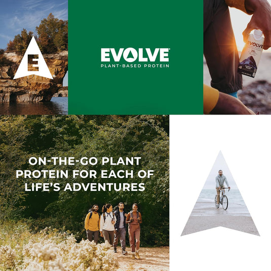 Evolve Plant Based Protein Shake, Double Chocolate, 20g