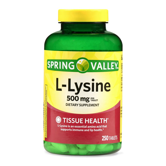 Spring Valley L-Lysine Dietary Supplement, 500 mg